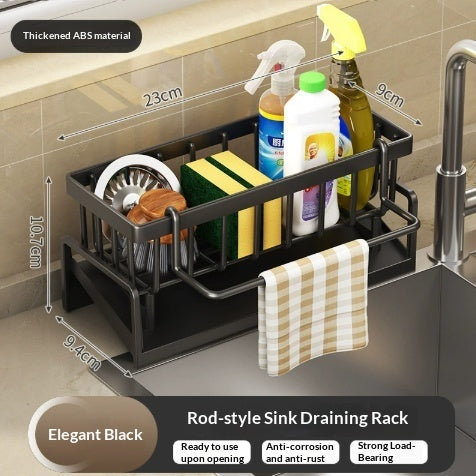Kitchen Storage Rack Household Sink Drainage Basket Sub-table Multi-functional Detergent