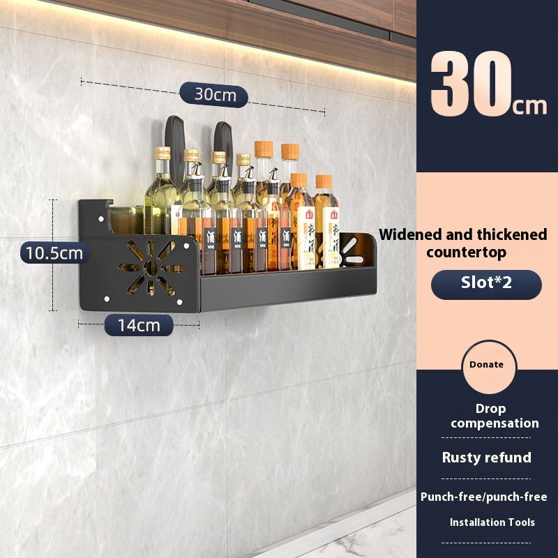 Kitchen Storage Rack Punch-free Multi-functional Household